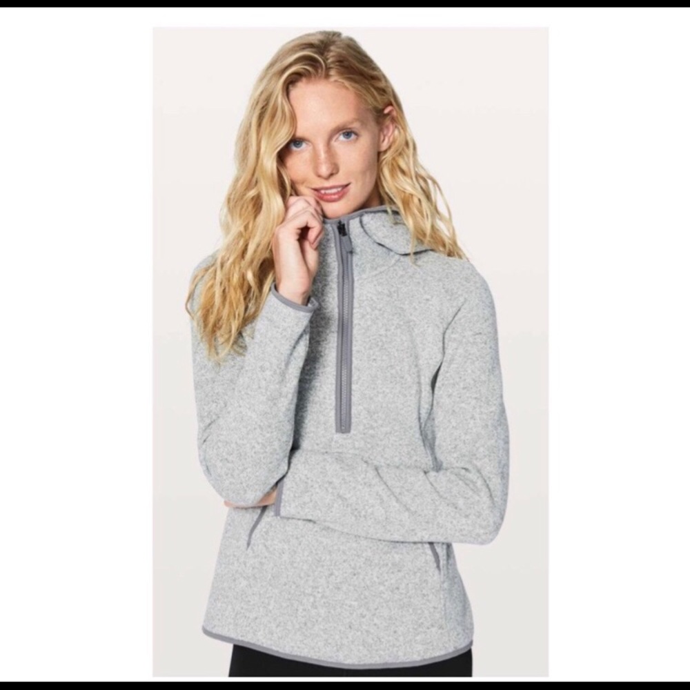Lululemon Fleece & Thank You Gray Pullover